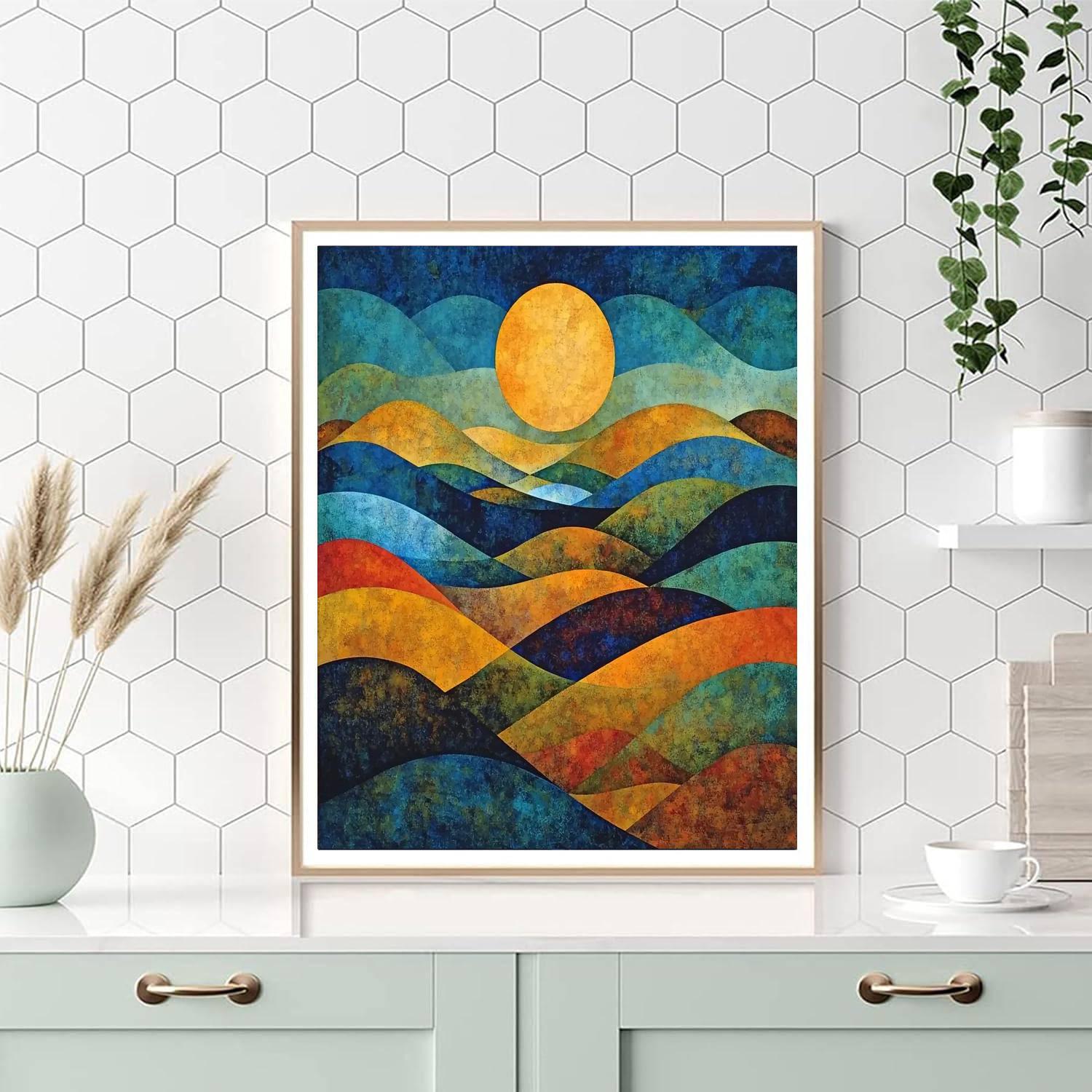 Paul Klee Inspired Sonic Landscapes  Number Painting