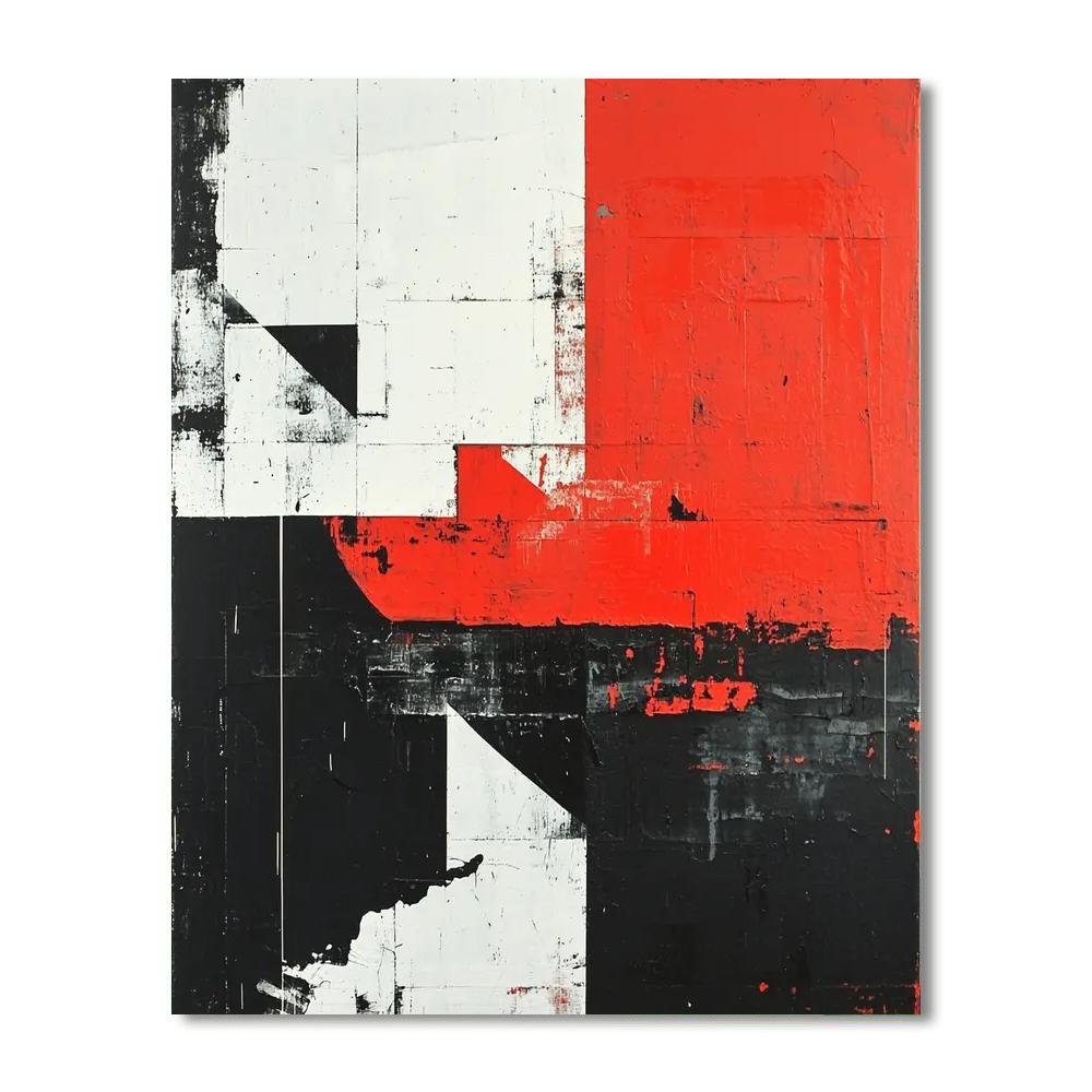 Banksy Inspired Forgotten Landscapes  Numbered Painting Kits