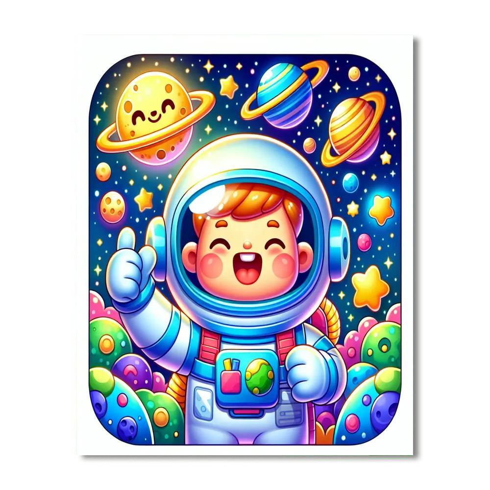 Super Space Explorer Painting By Numbers Kit