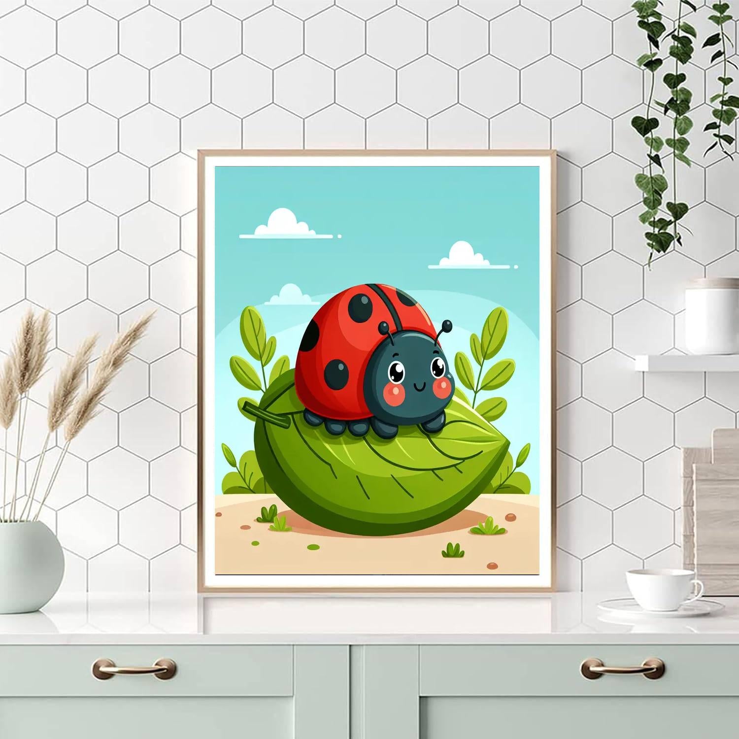 Little Ladybug Number Painting