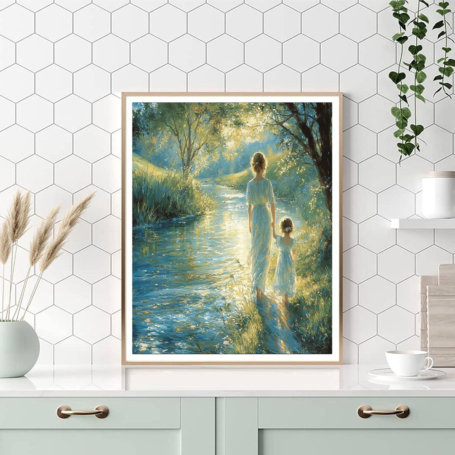 Love's Gentle Stream Numbered Painting Kits