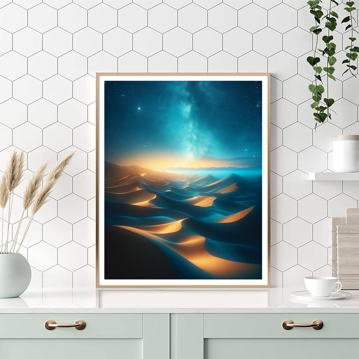 Midnight Desert Mystique Paint By Numbers Art