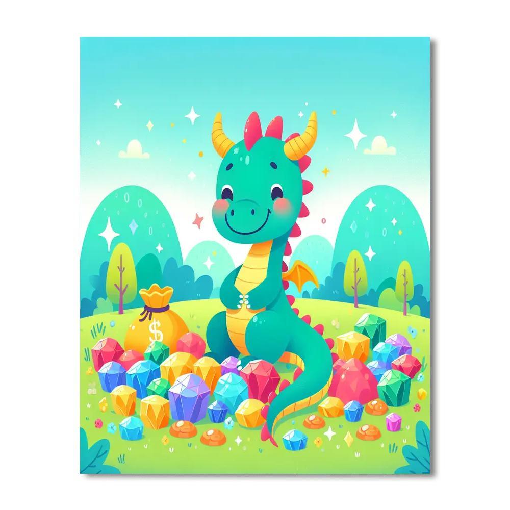 Playful Dragon Quest Paint By Color