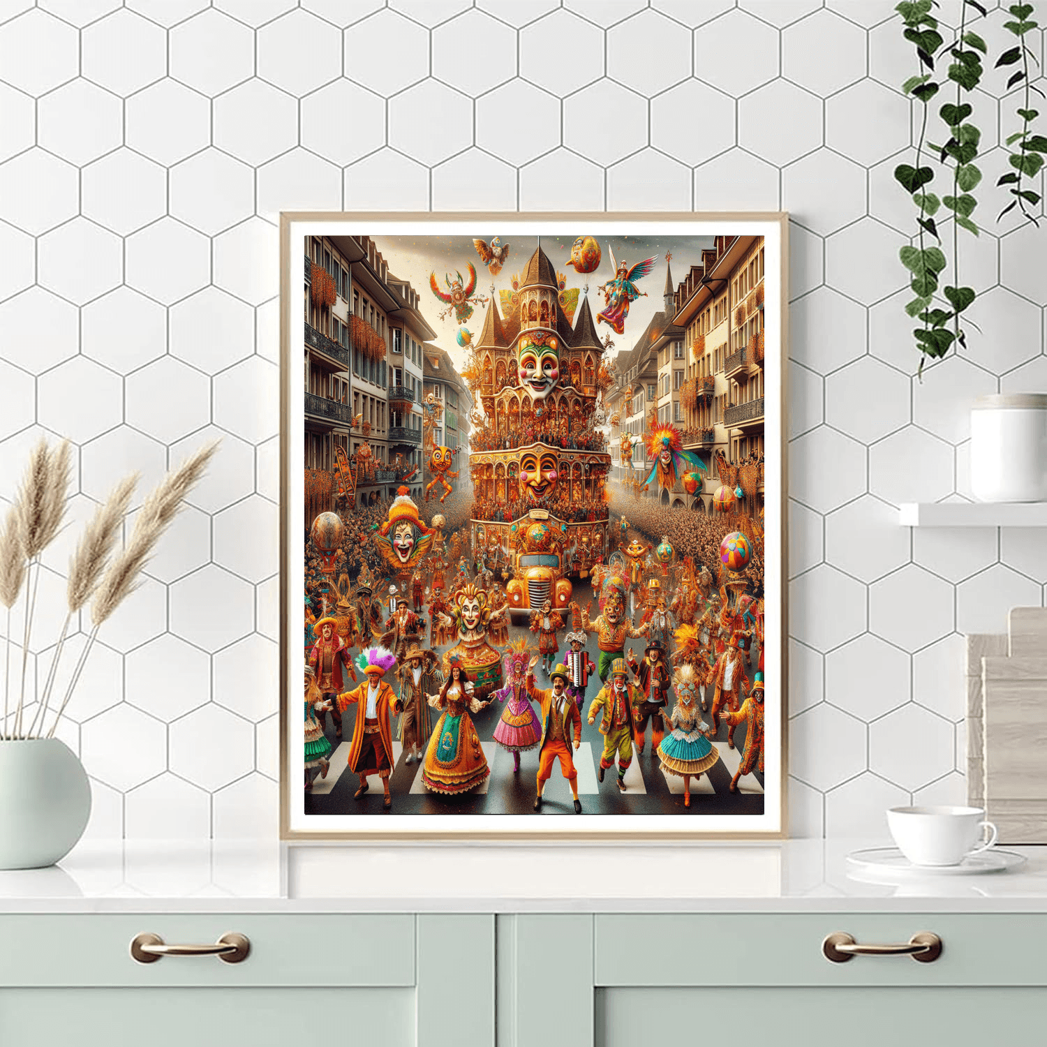 Fasnacht - Switzerland Paint By Color