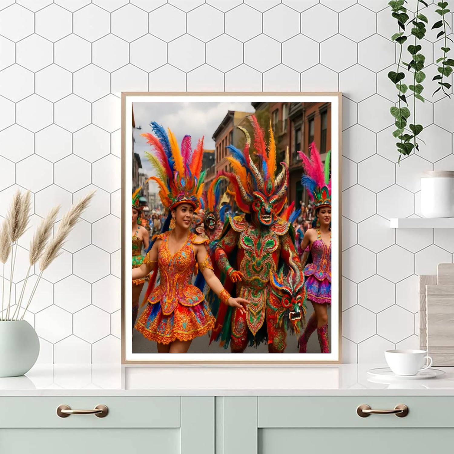 Carnival De Oruro - Bolivia Paint By Color