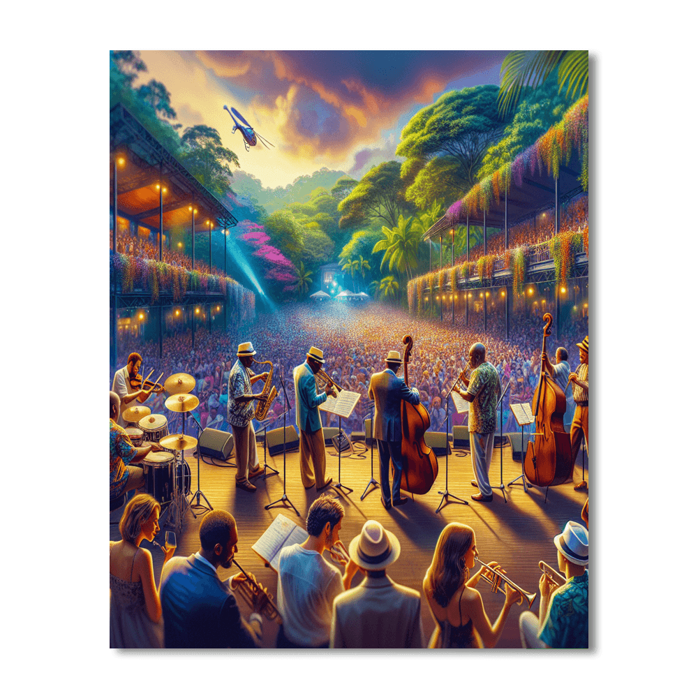 Festival Internacional De Jazz - Costa Rica DIY Paint By Numbers