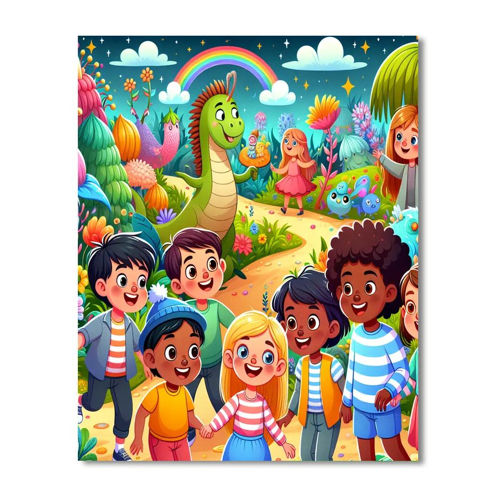 Wonderland Of Dreams Painting Number Kit