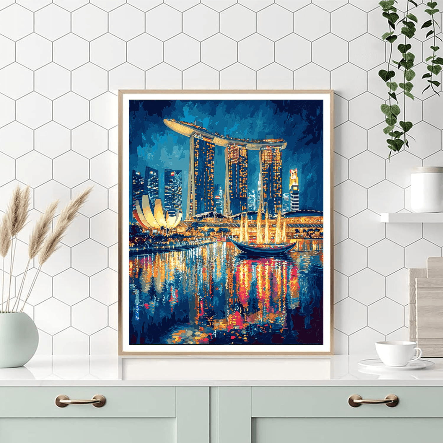 Marina Bay Sands - Singapore Numbered Painting Kits