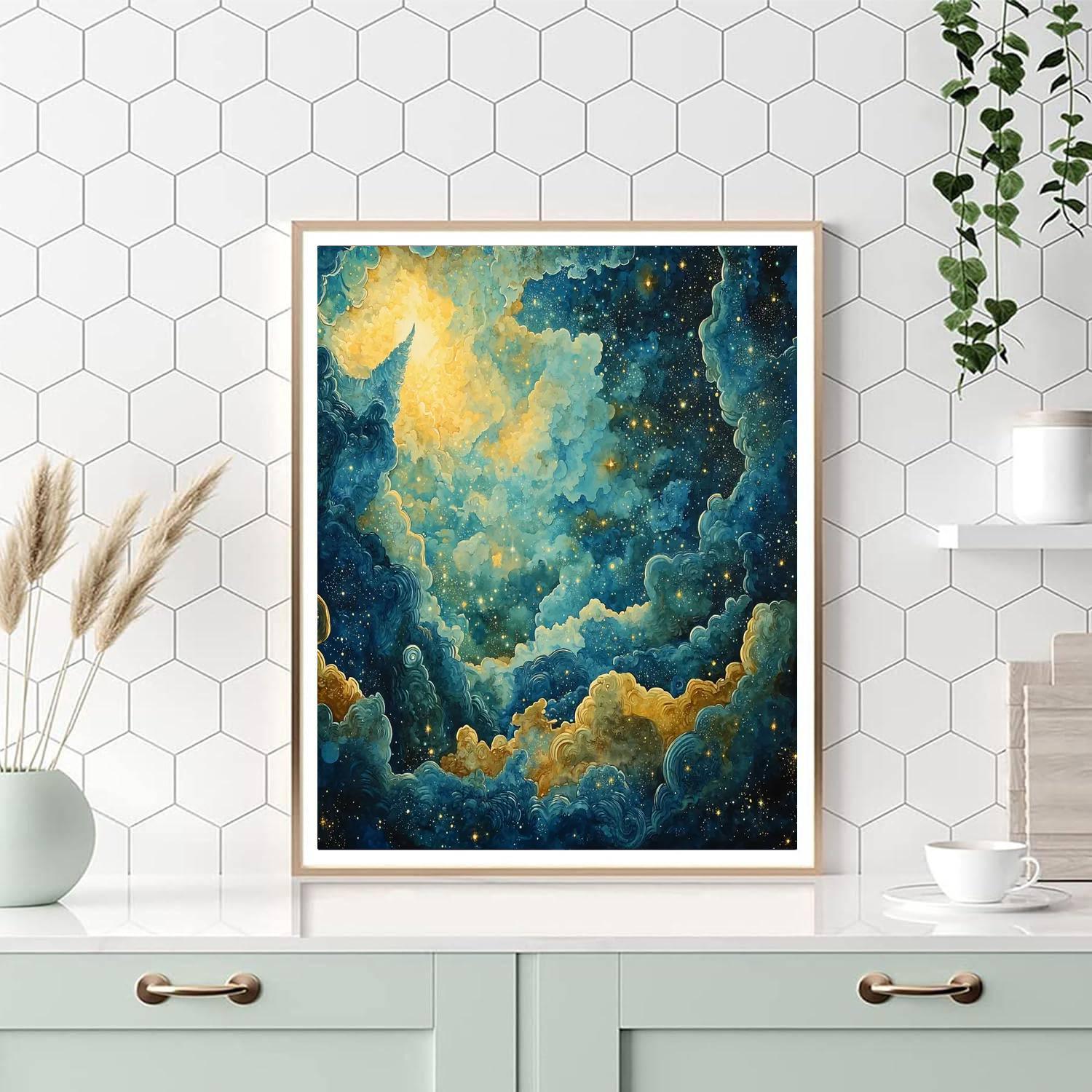 Max Ernst Inspired Whispers Of The Universe  Painting By Numbers Kit