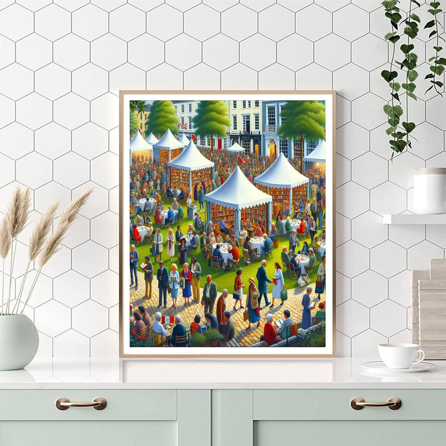 Cheltenham Literature Festival - Uk Painting By Numbers Kit