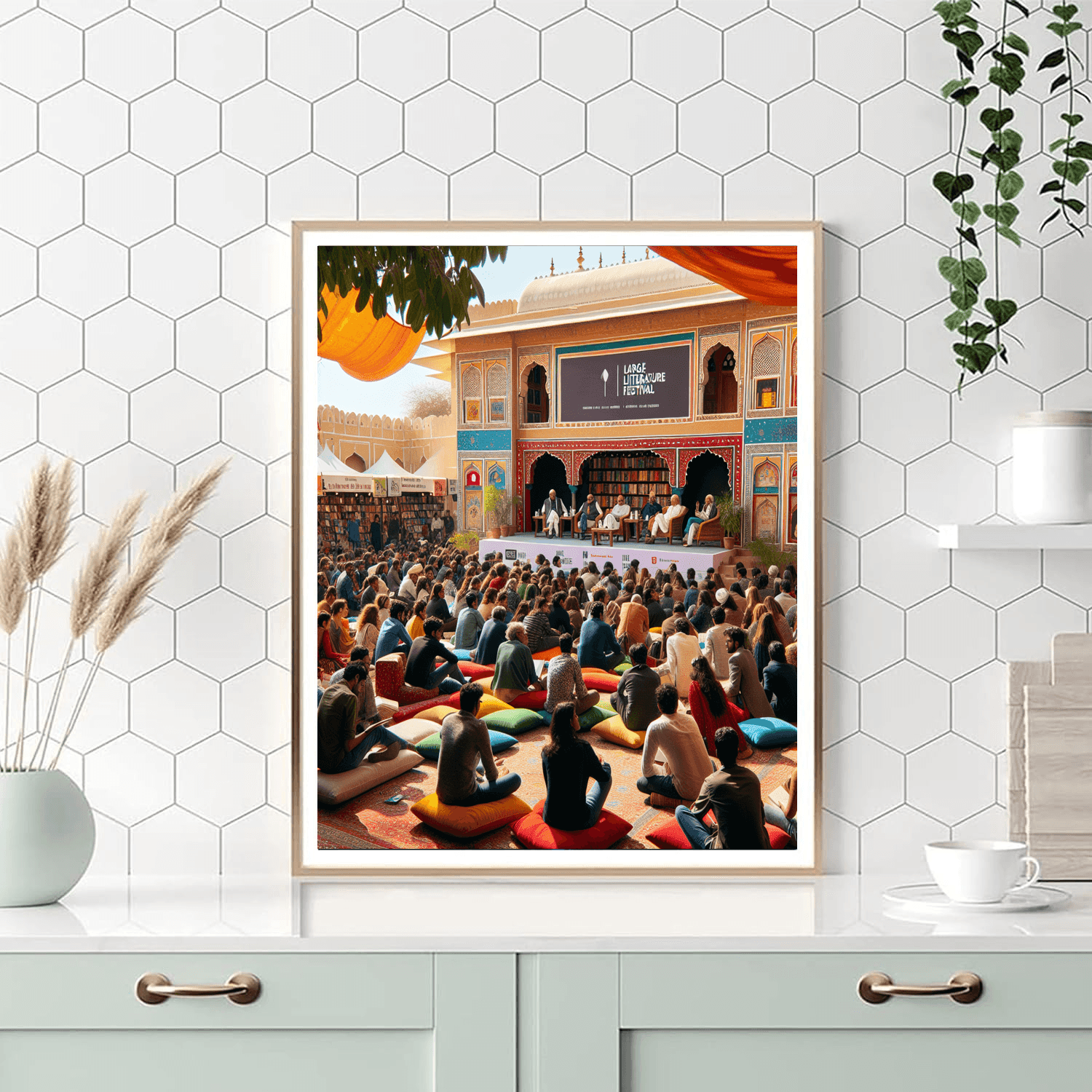 The Jaipur Literature Festival - India Paint By Numbers Kits