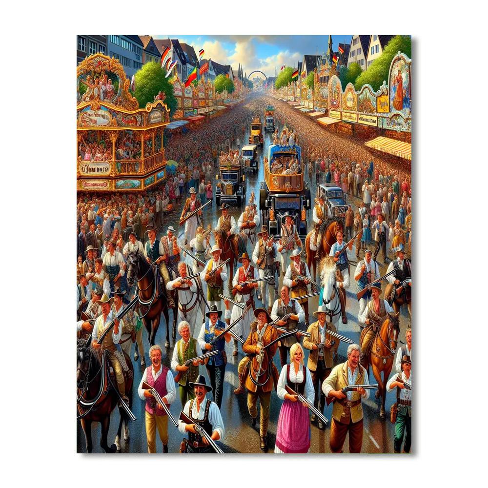 Hannover Schützenfest - Germany Paint By Color