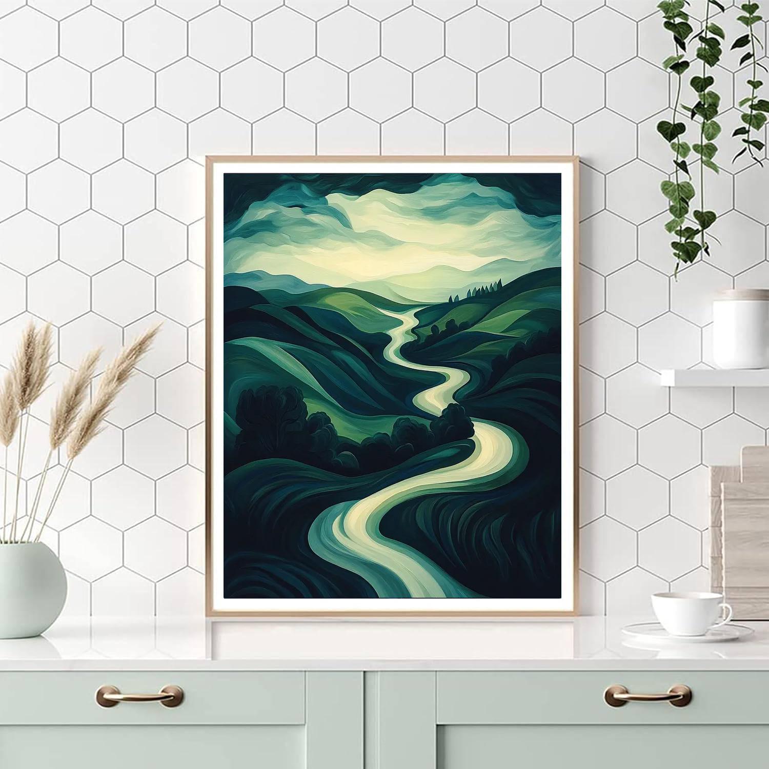 Caravaggio Inspired The Path Of Dreams  Paint By Color