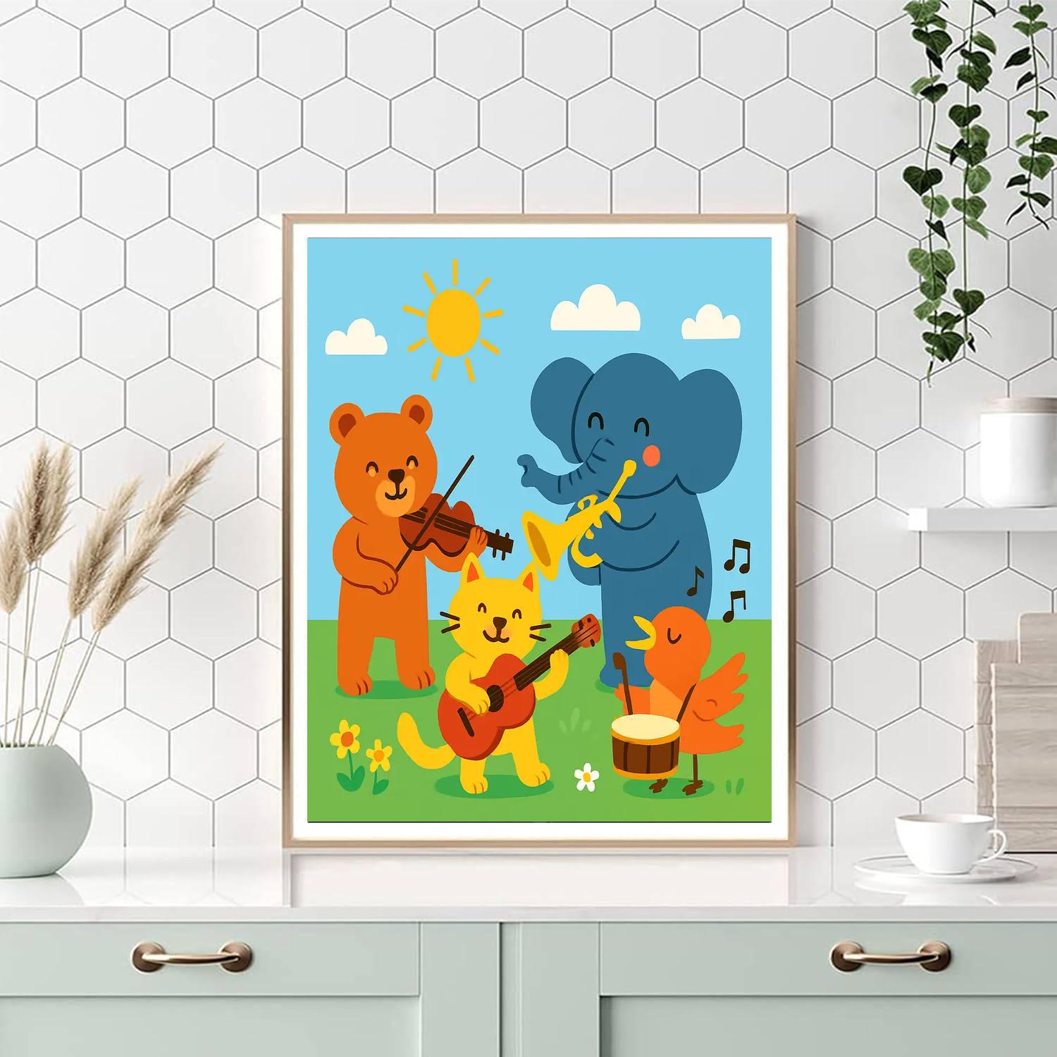 Animal Kingdom Concert Paint By Number