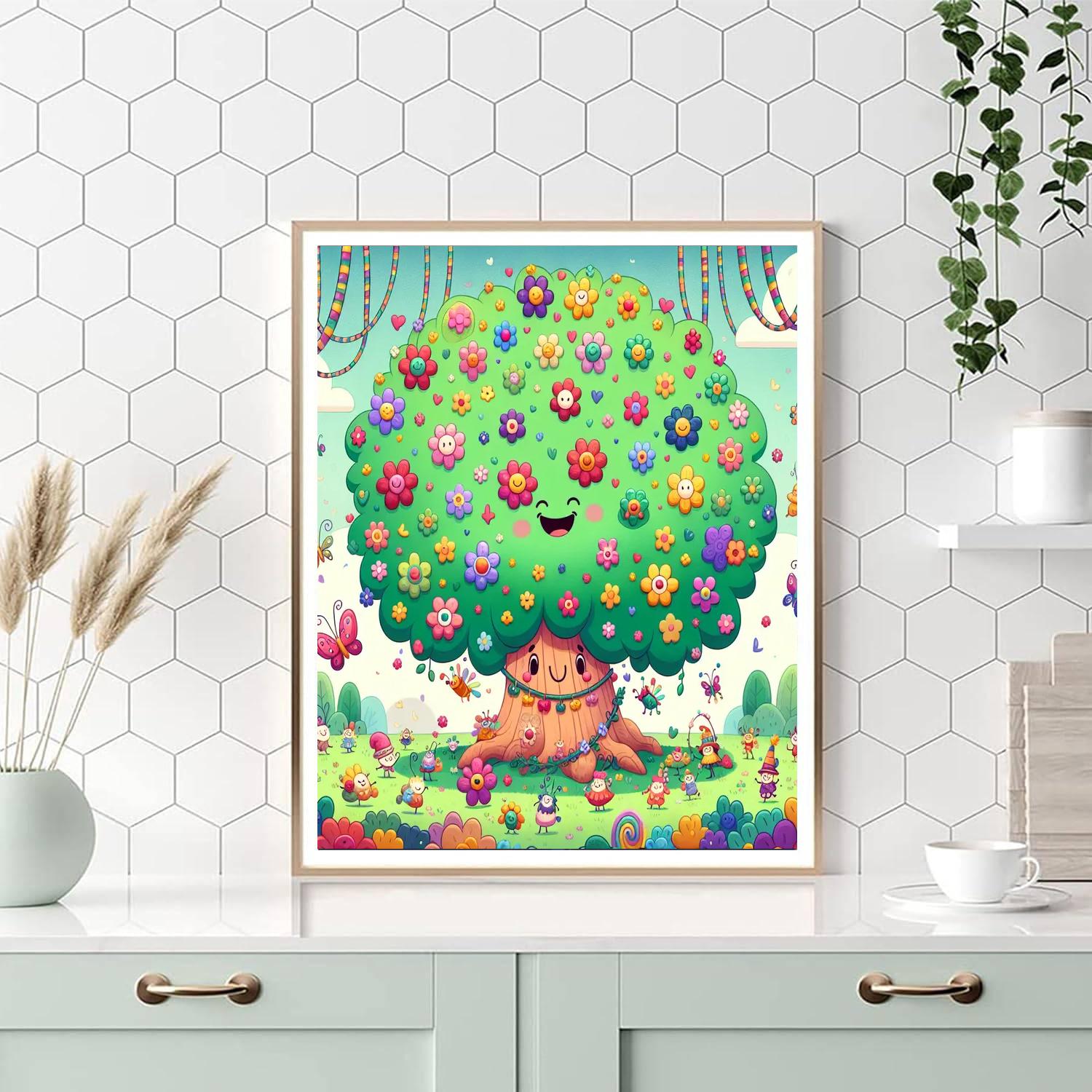 Magical Fairytale Tree Numbered Painting Kits