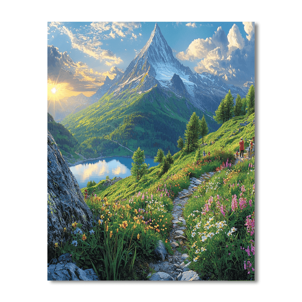 Mount Rigi Numbered Painting Kits