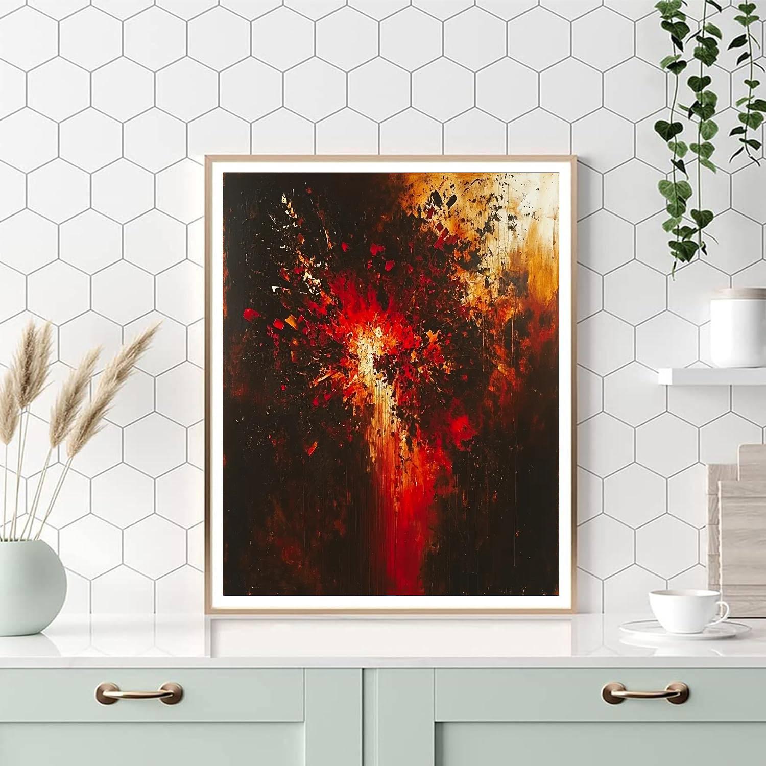 Caravaggio Inspired Passion Of The Elements  Number Painting