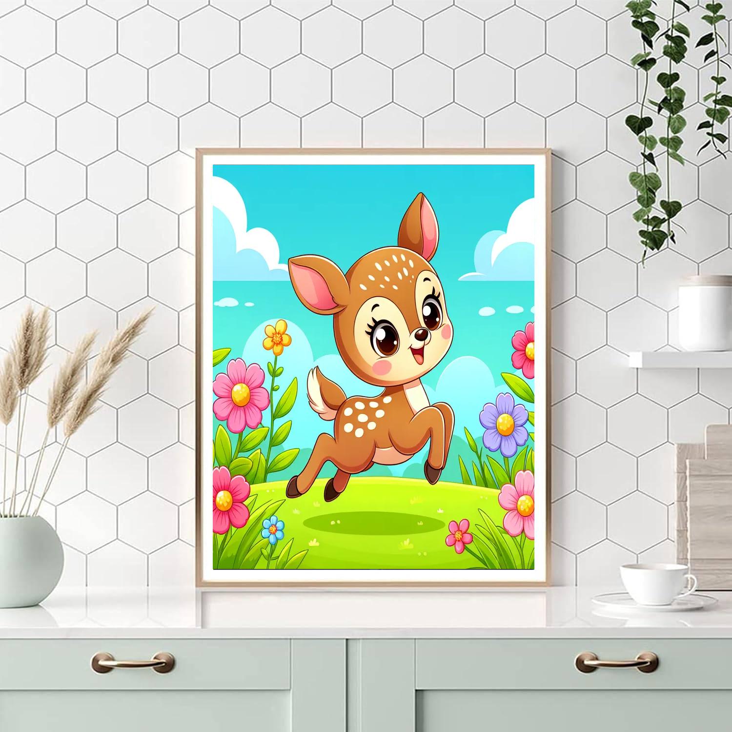 Fluffy Fawn Paint By Color