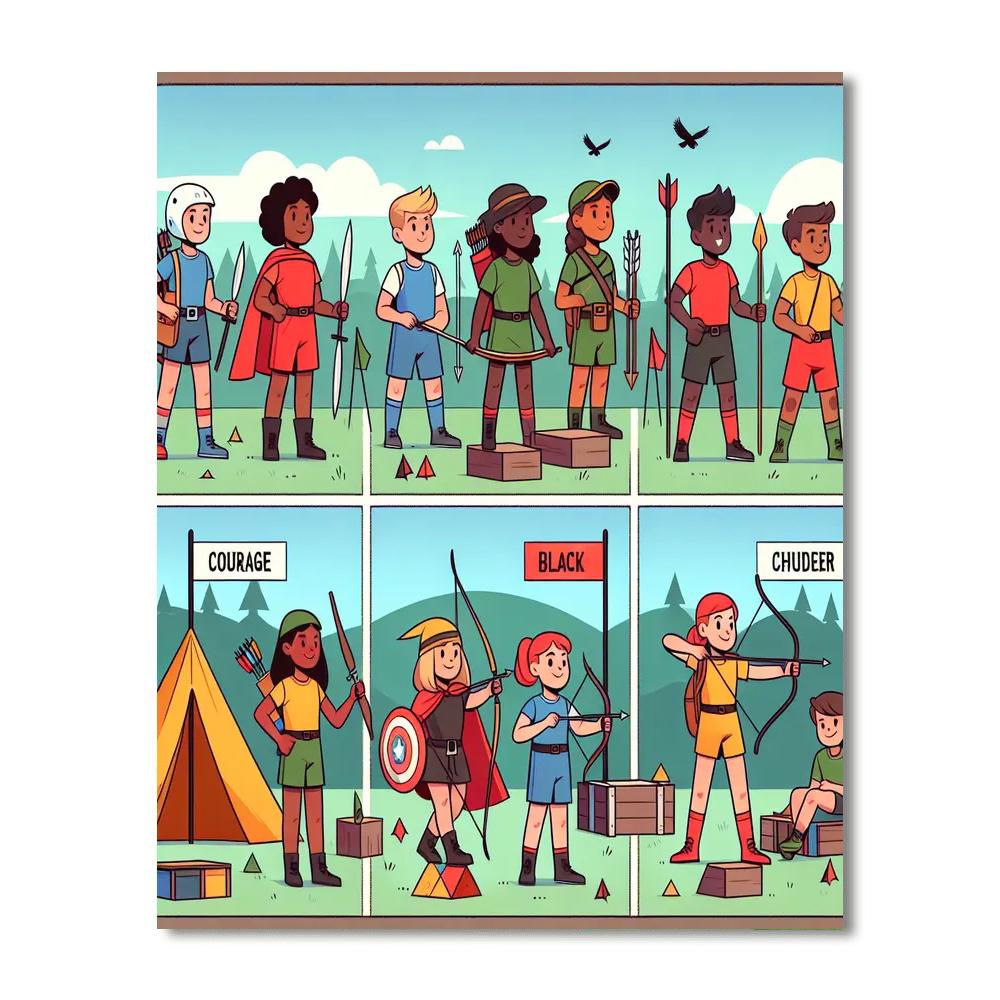 Heroic Training Camp Paint By Number