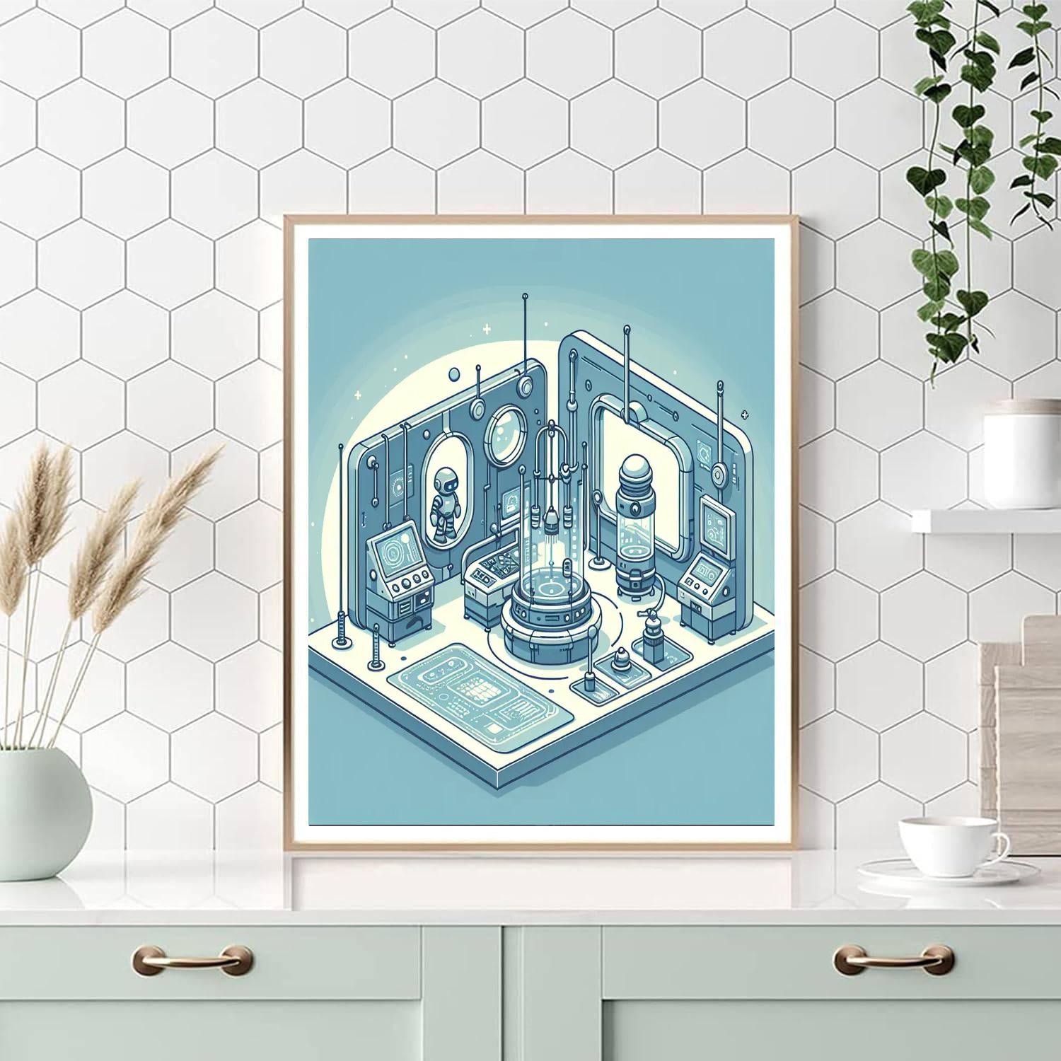 Imaginative Space Lab Number Painting