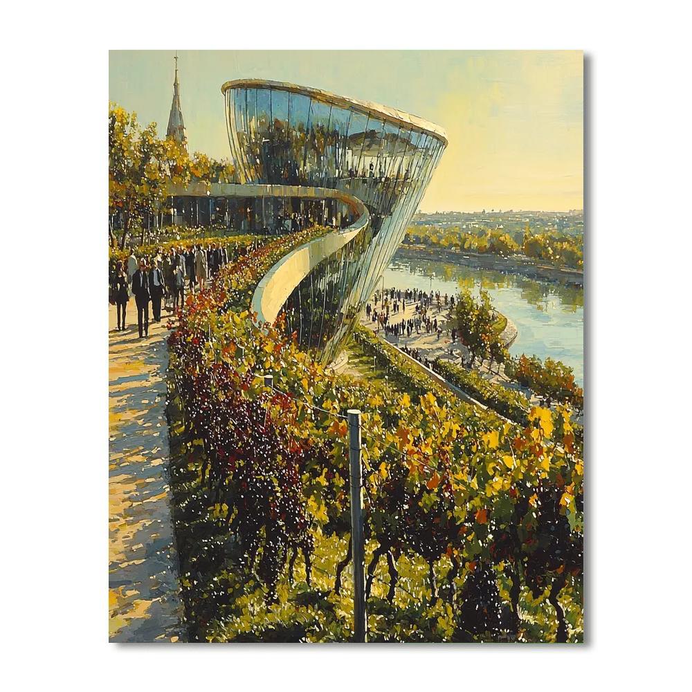 Bordeaux Wine Museum DIY Paint By Numbers