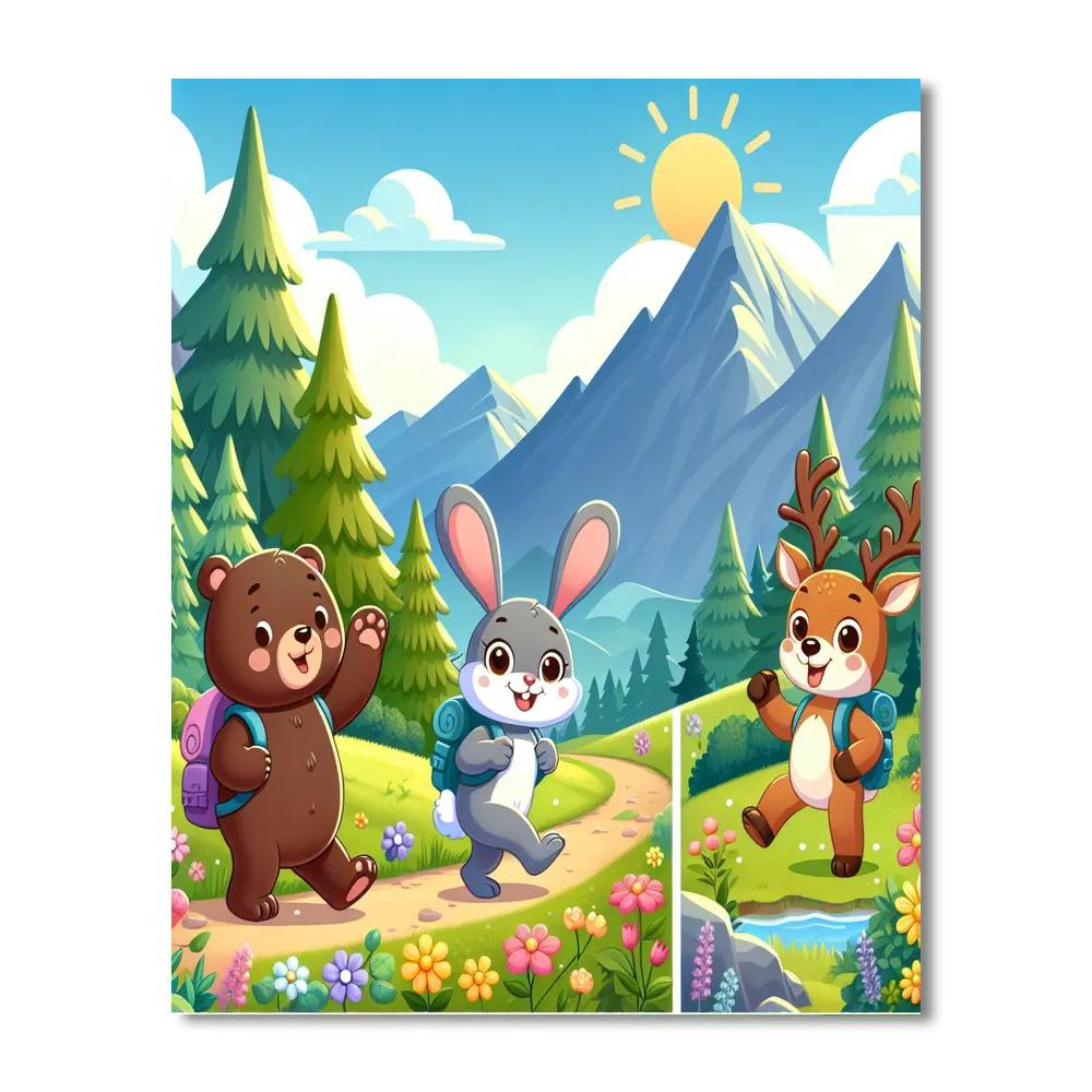 Mighty Mountain Adventure Paint By Numbers Kits