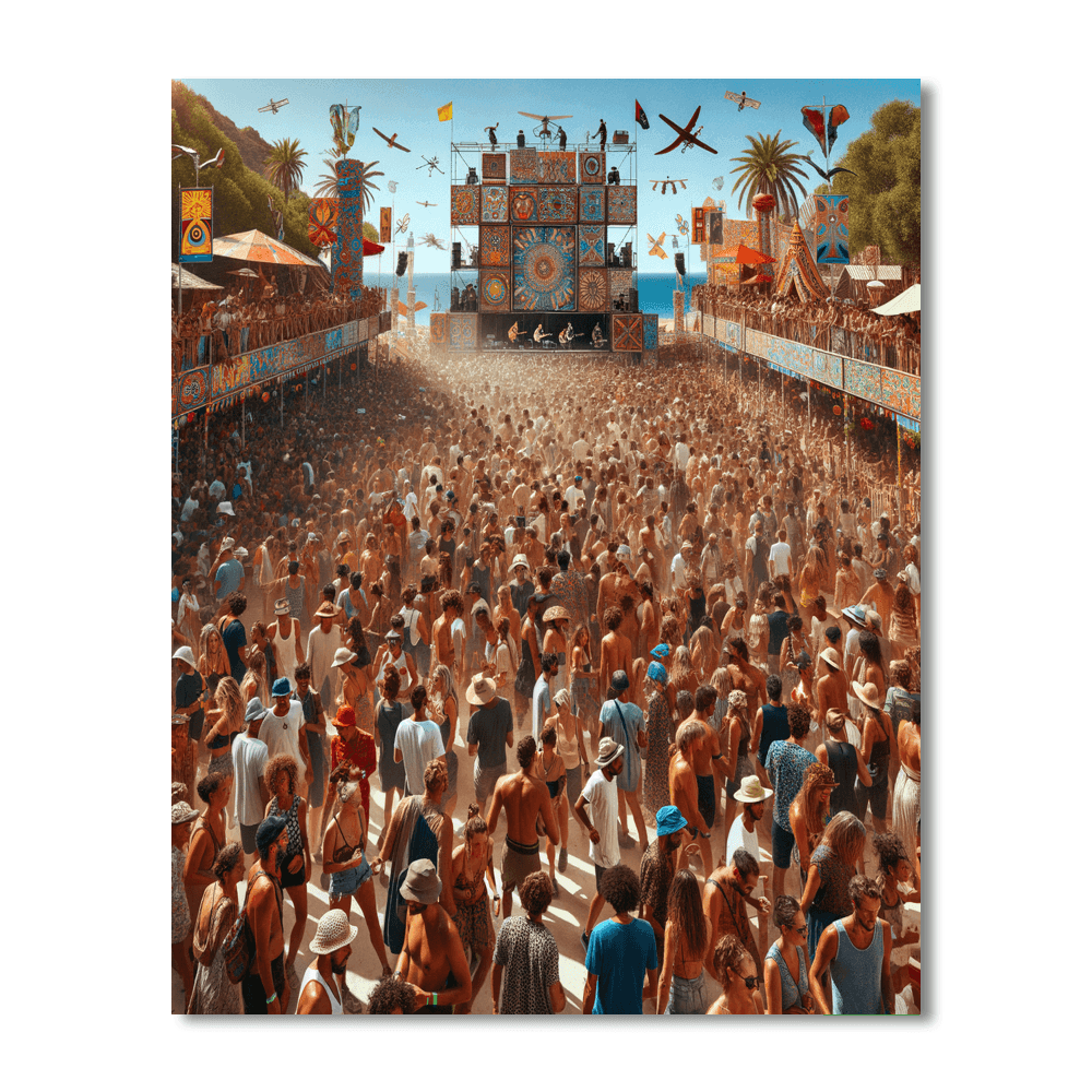 Sziget Festival - Hungary Painting By Numbers Kit