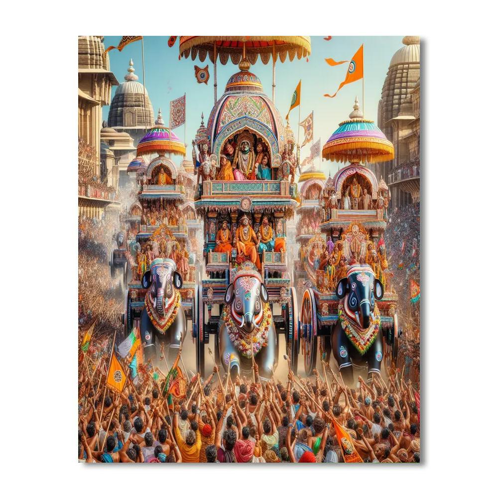 Rath Yatra - United States Paint By Numbers