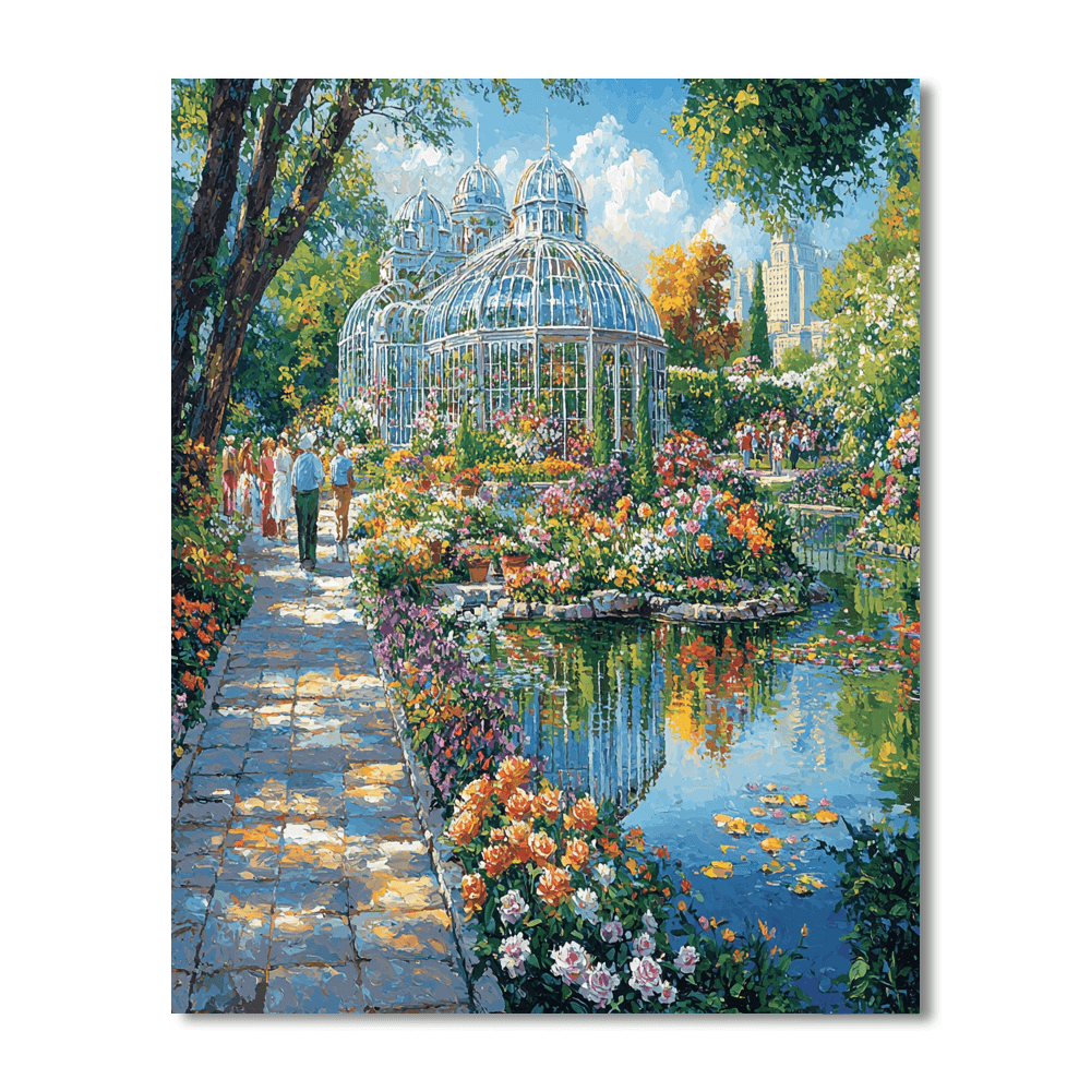 New York Botanical Garden - New York, Usa Numbered Painting Kits