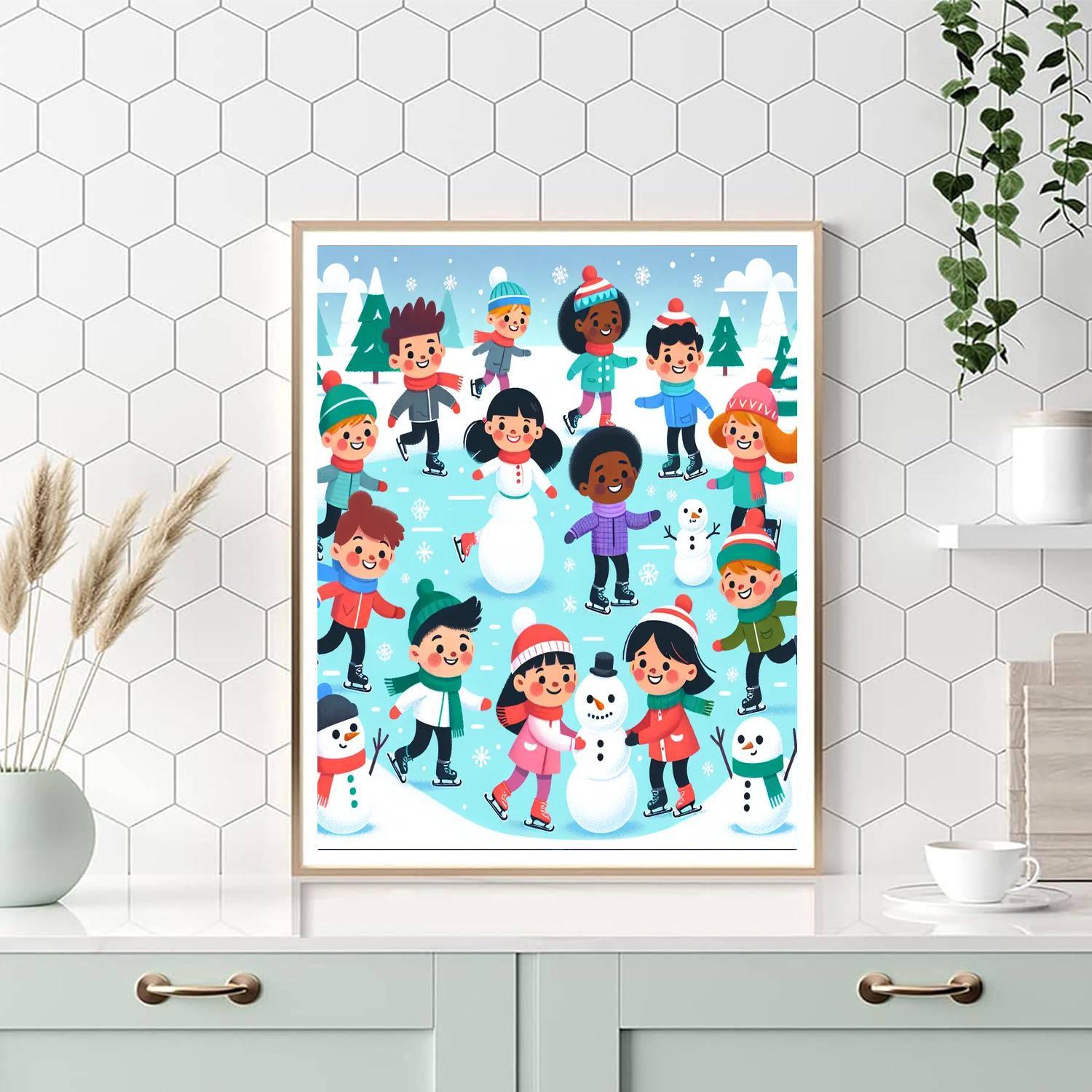 Whimsical Winter Play Paint By Number
