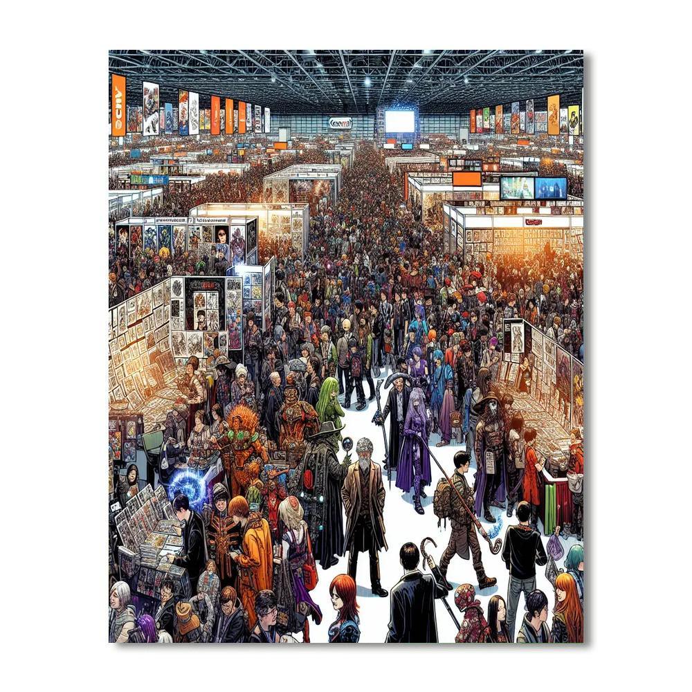 Comic-con International - Usa DIY Paint By Numbers