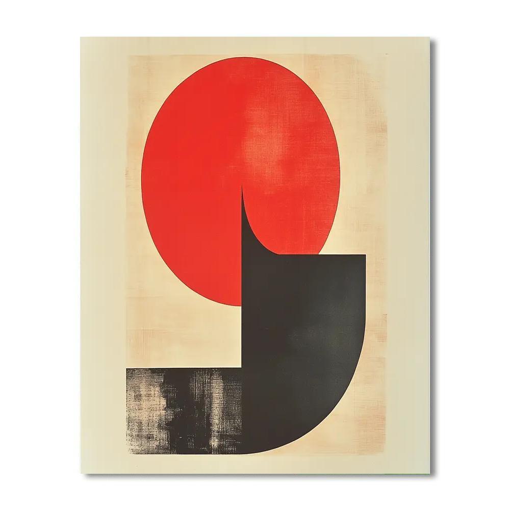 Kazimir Malevich Inspired Shapes Of Thought  Number Painting