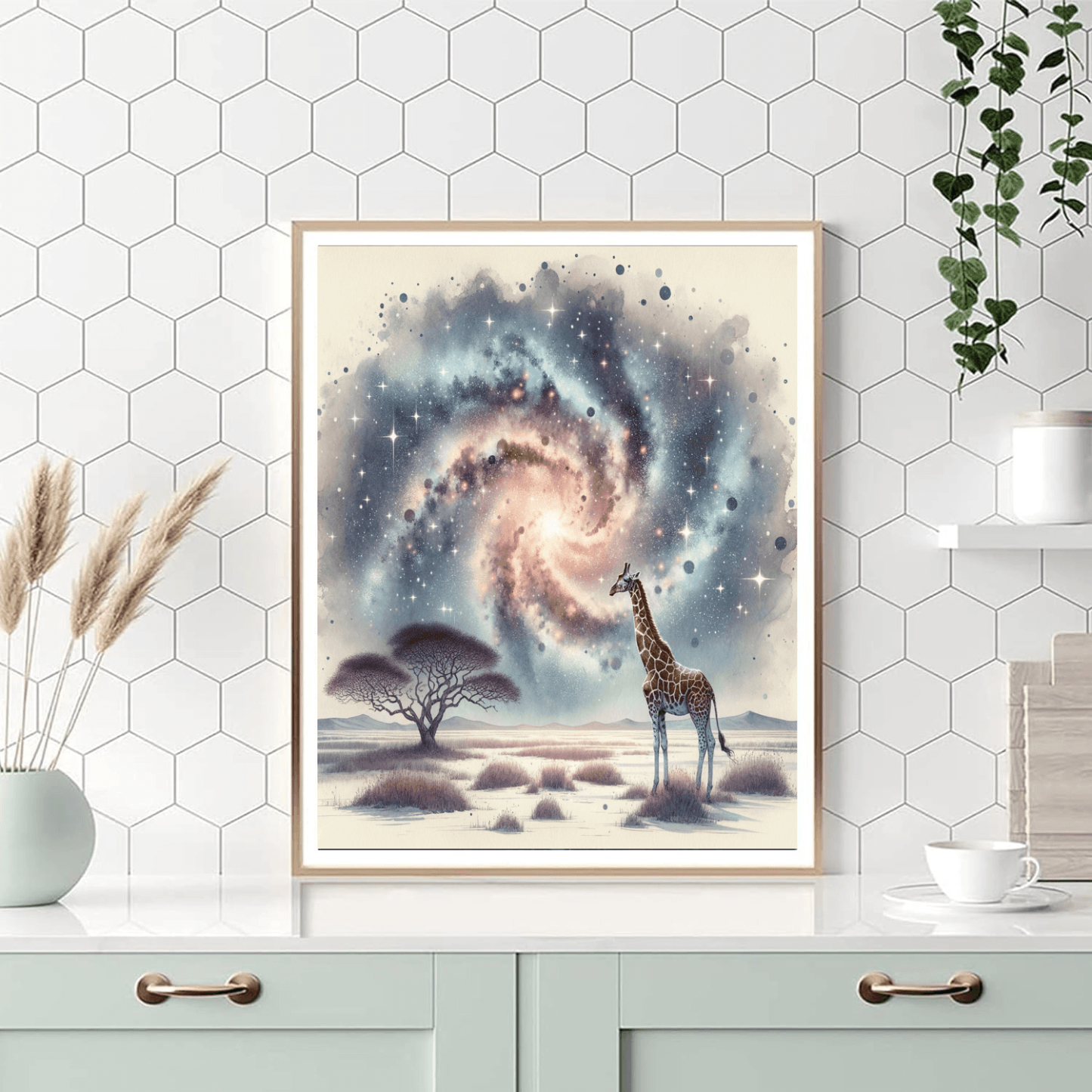 Galaxy Giraffe Paint By Numbers