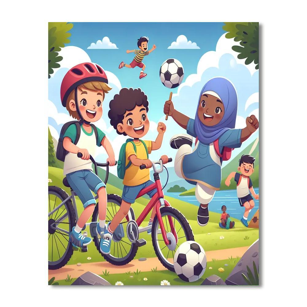 Colorful Adventures Paint By Numbers Kits