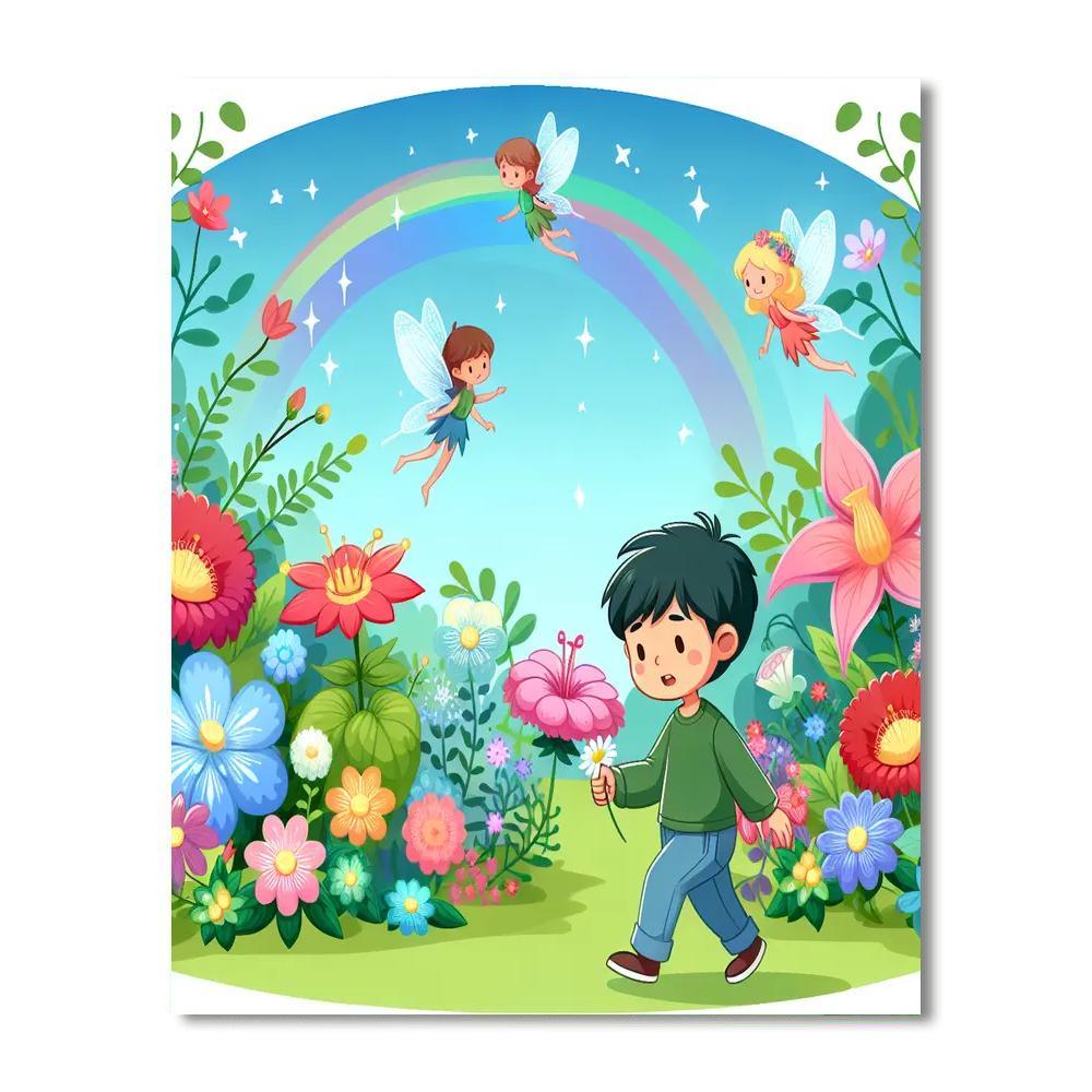 Enchanted Garden Mystery Paint By Numbers Kits