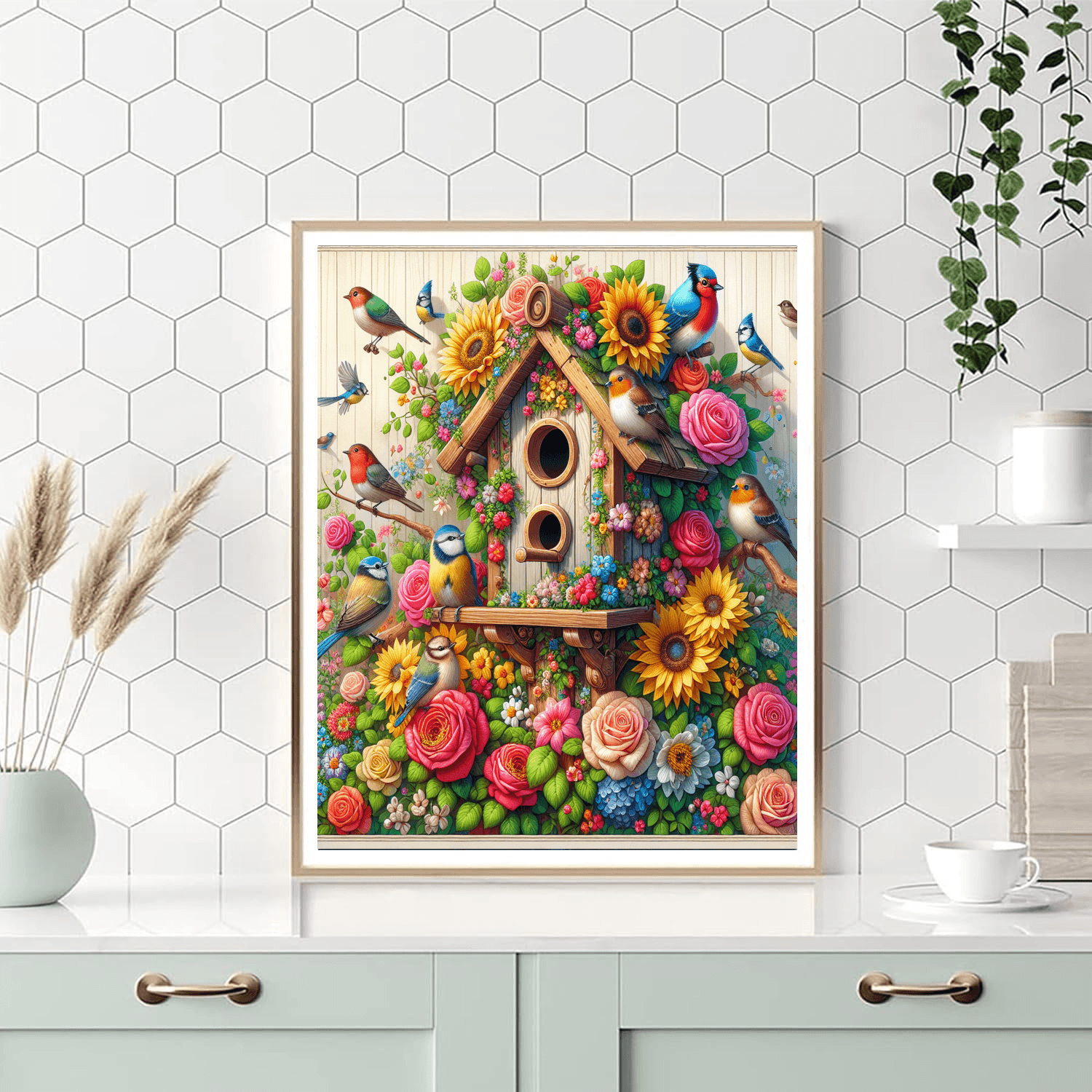 Charming Birdhouse Haven Paint By Color