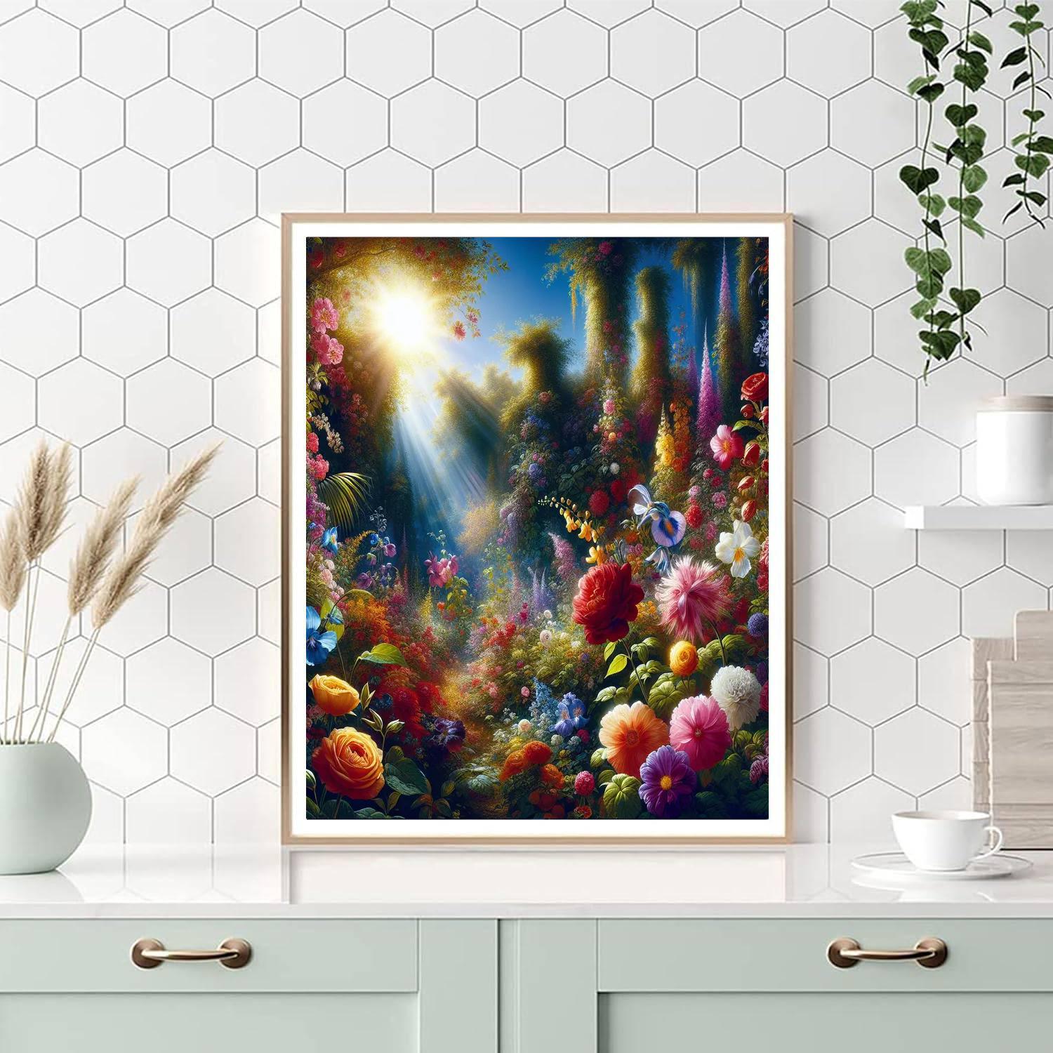 Blissful Garden Numbered Painting Kits