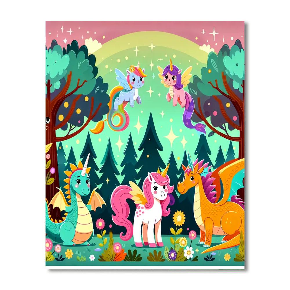 Fantastic Fairy Tale Adventure Numbered Painting Kits