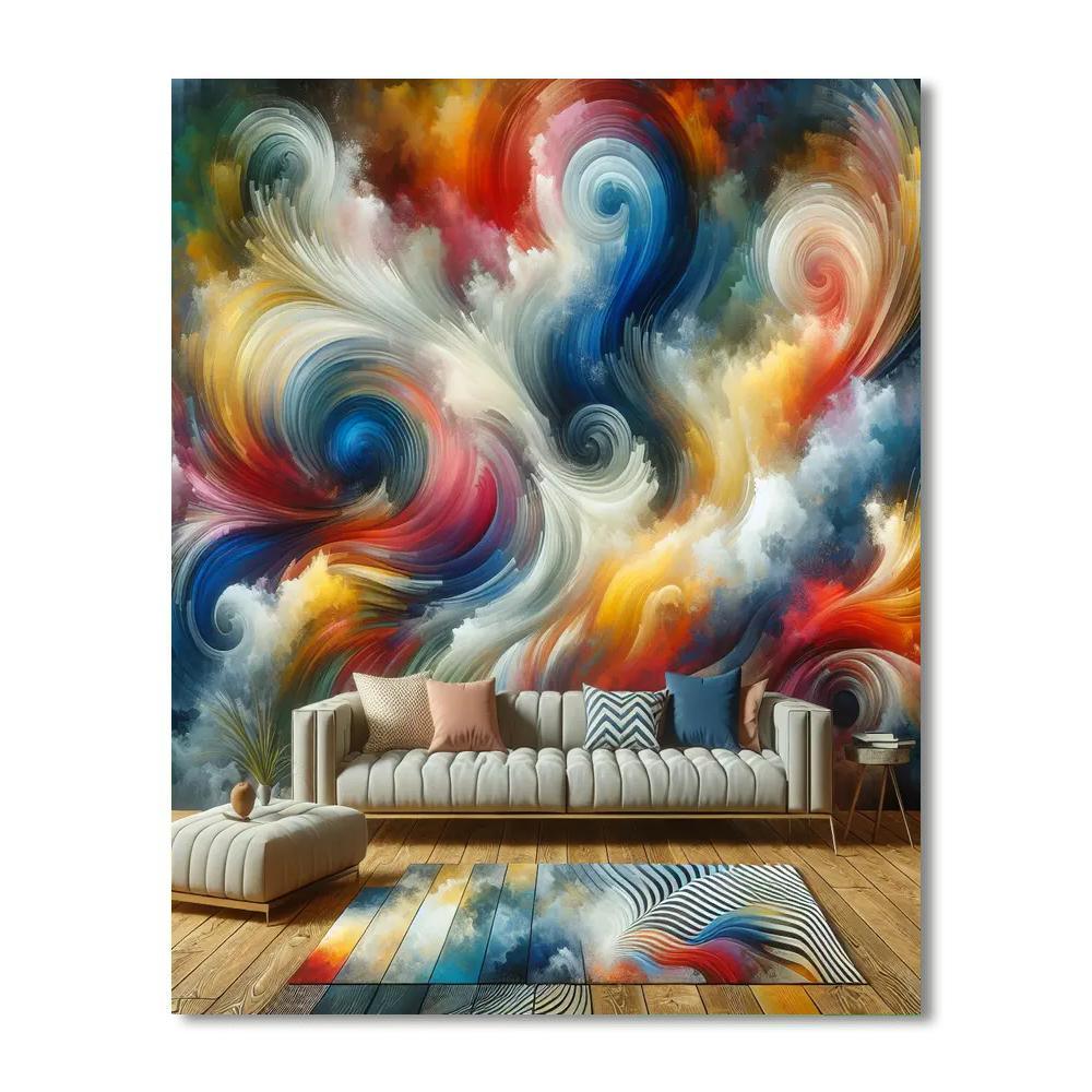 Creative Abstract Vibes Paint By Number