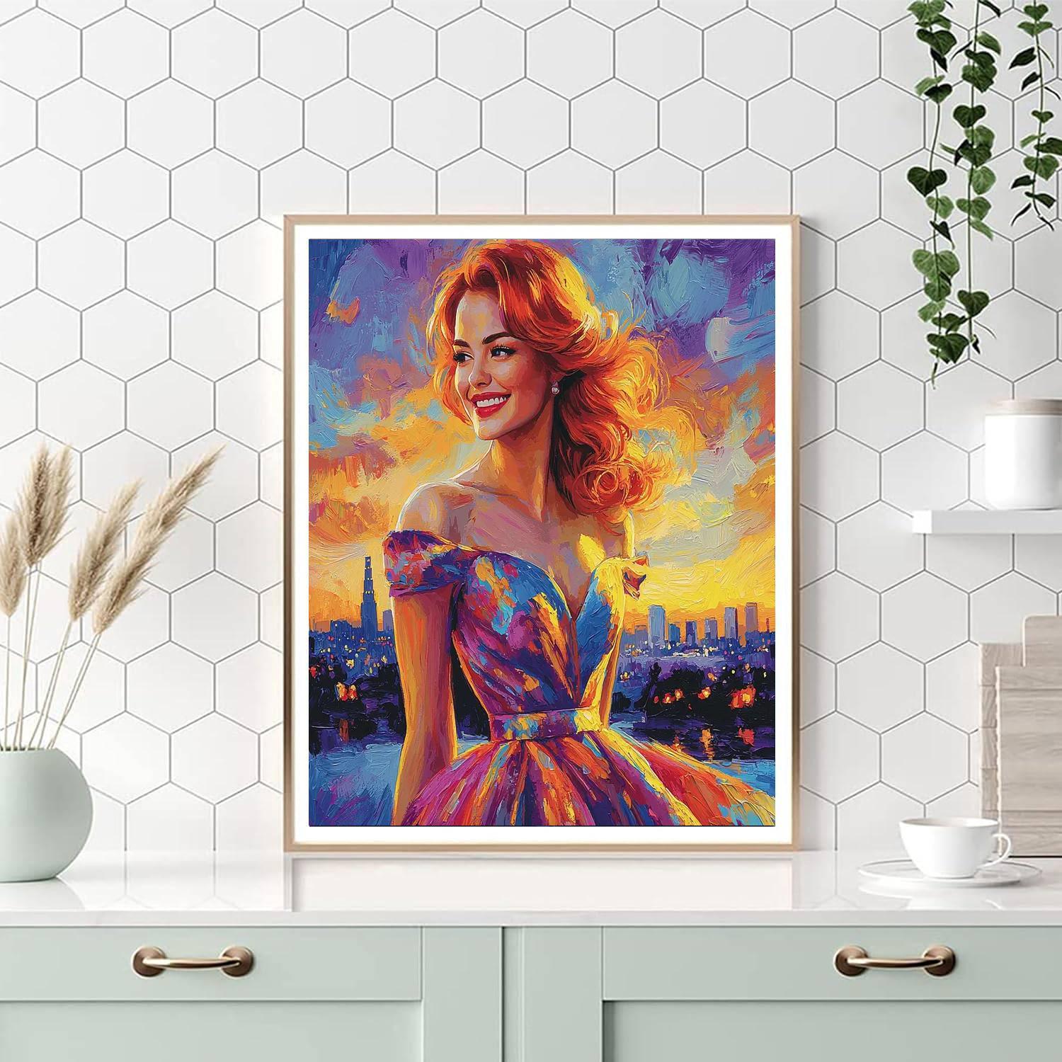 Emma Stone: Unmasking The Enchantment Of La La Land Numbered Painting Kits