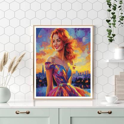 Emma Stone: Unmasking The Enchantment Of La La Land Numbered Painting Kits