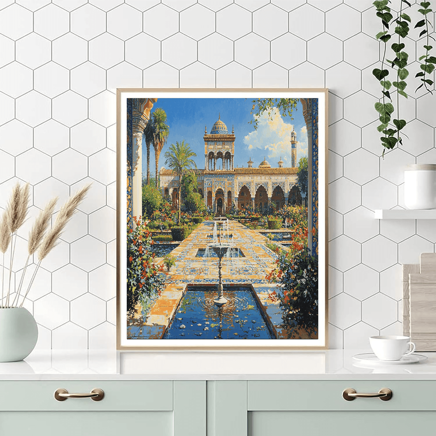 The Alcazar Of Seville - Spain DIY Paint By Numbers