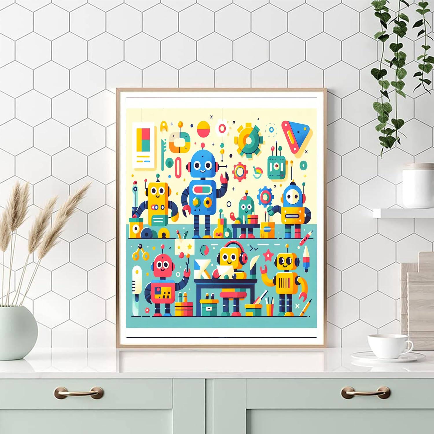 Creative Robots Paint By Numbers Kits