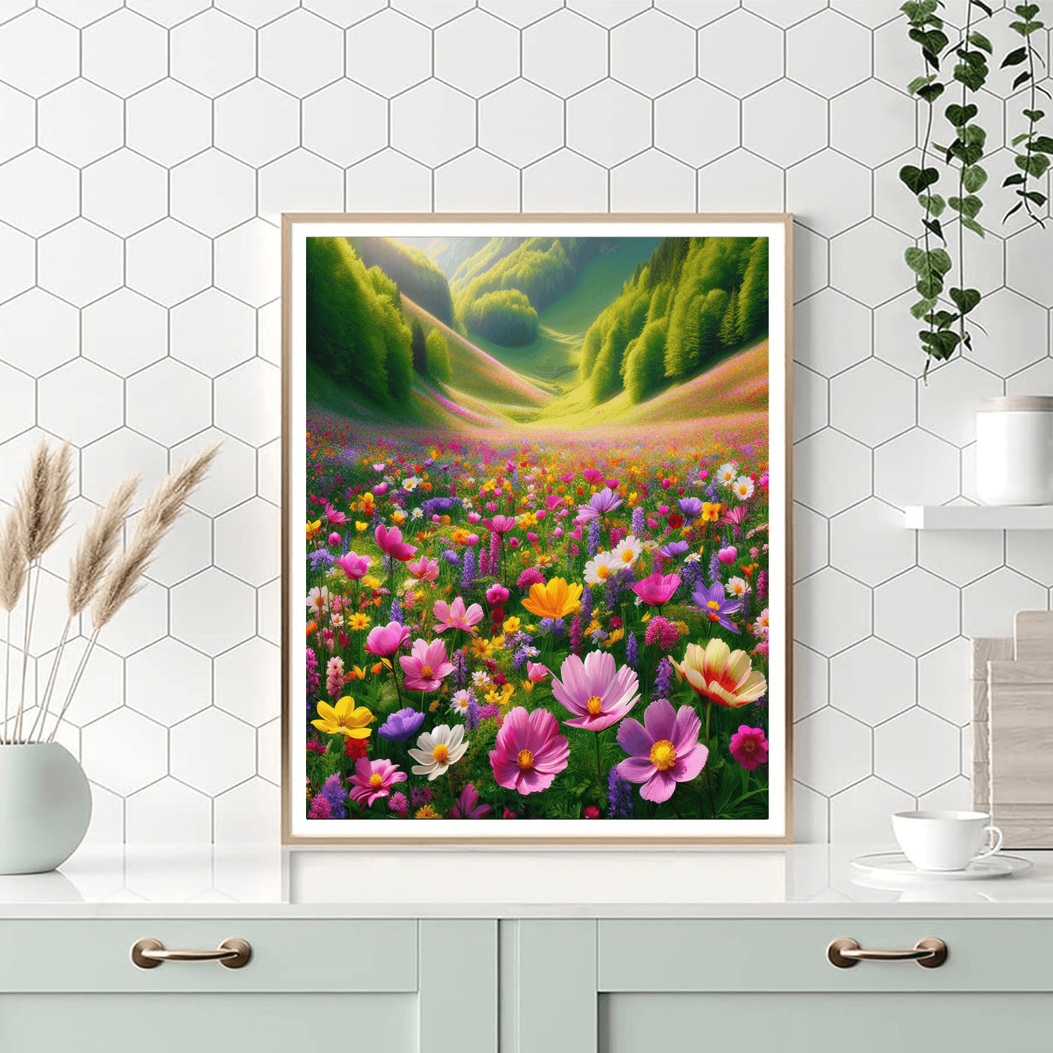 Spring Meadow Symphony Number Painting