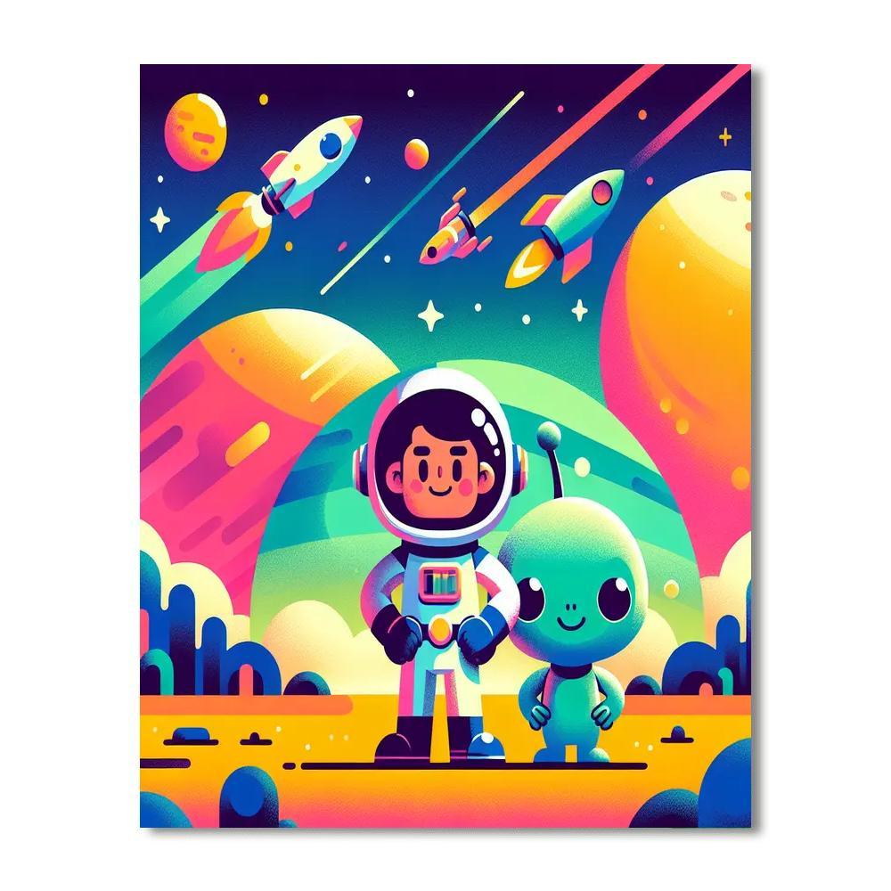 Galaxy Guardians Adventure DIY Paint By Numbers