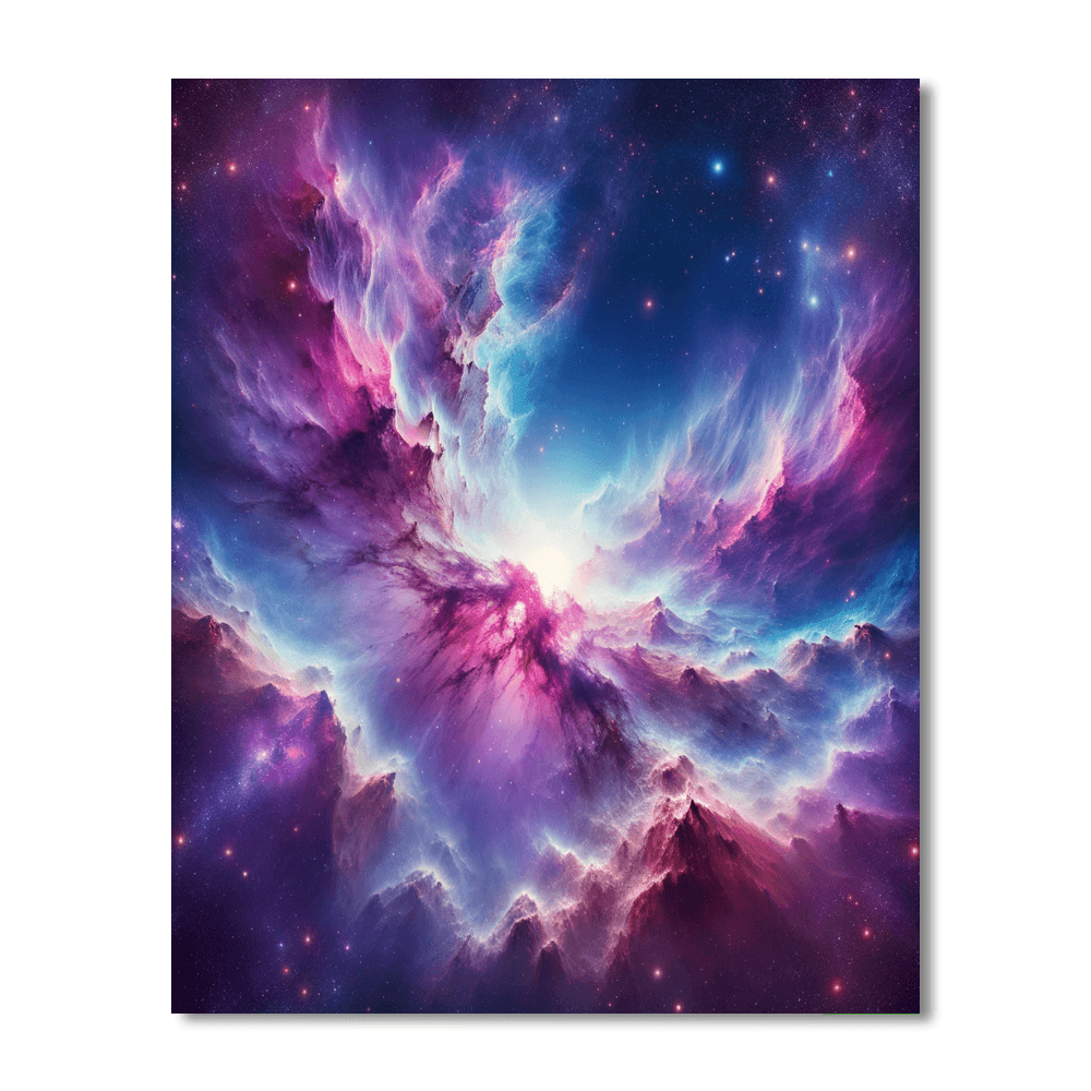 Cosmic Nebula Adventure Paint By Number