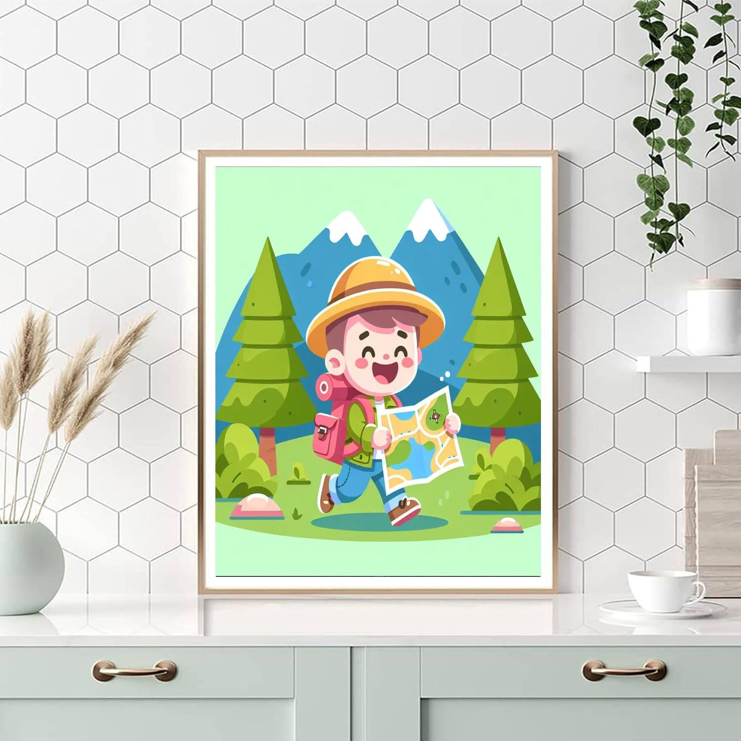 Exploring Explorer DIY Paint By Numbers