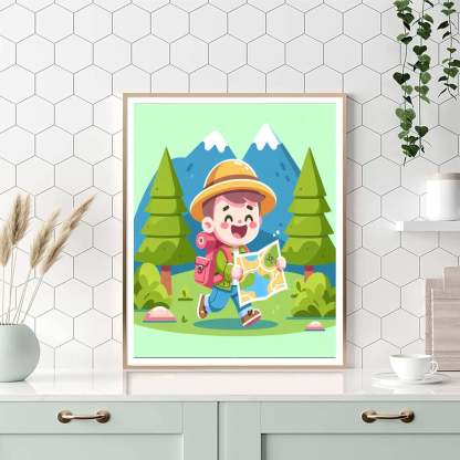 Exploring Explorer DIY Paint By Numbers