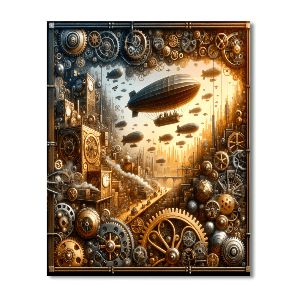 Steampunk Voyage Paint By Color