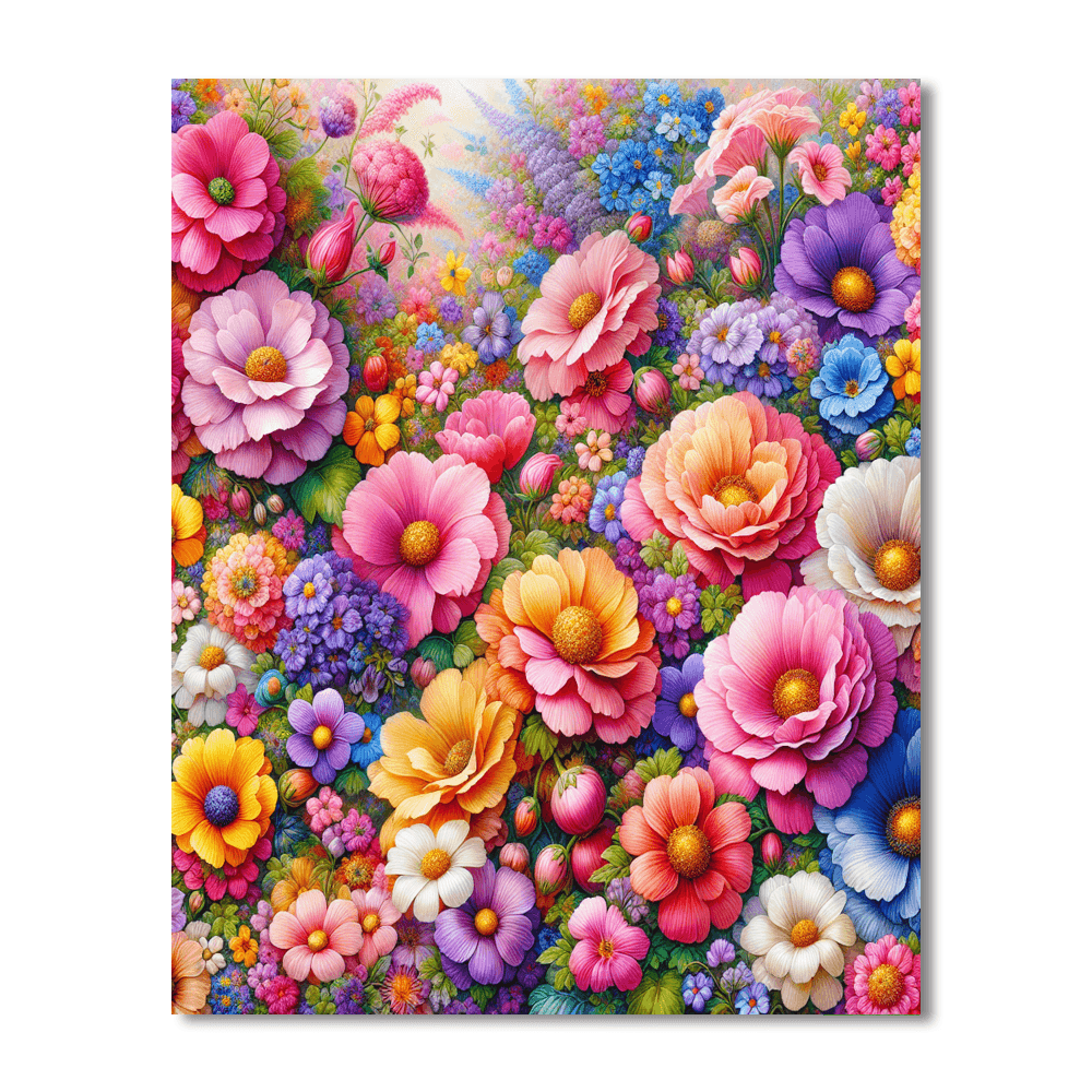 Floral Fantasy Dreamscape Paint By Number